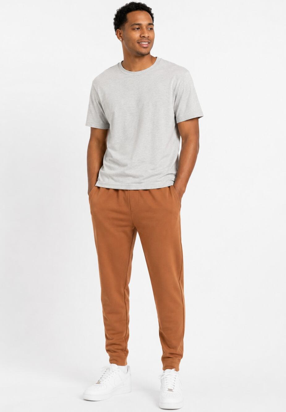 DSG Men’s Agility Jogger Pants 2XL Elastic Waist Athletic Fit Light Brown NWT